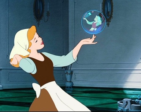 Cinderella Maid Bubble Disney 1950